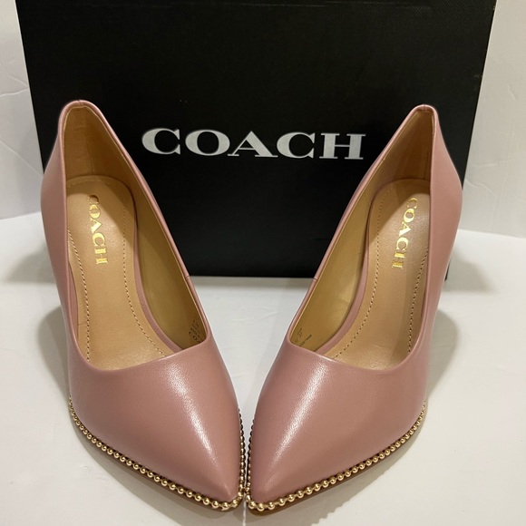 NWT 🖤 COACH HIGH HEELS✨size - 6.5 - Picture 8 of 9